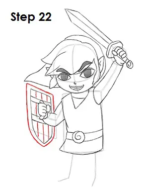 Draw Toon Link 22