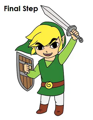 Draw Toon Link