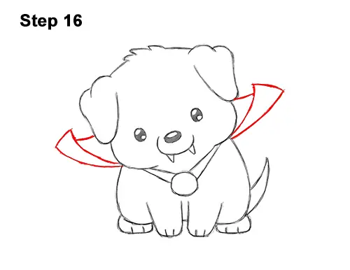 How to Draw a Puppy in a Vampire Costume for Halloween VIDEO & Step-by-Step Pictures How to Draw a Puppy in a Vampire Costume for Halloween VIDEO & Step-by-Step Pictures