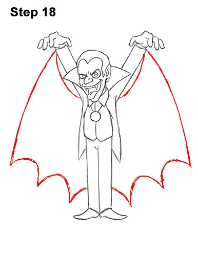 How to Draw Funny Cool Vampire Dracula Halloween 18