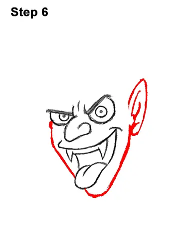 How to Draw Funny Cool Vampire Dracula Halloween 6