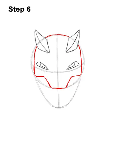 How to Draw Fortnite Vendetta Skin Mask Max 6