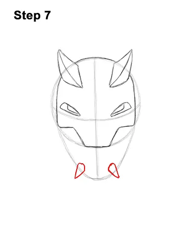 How to Draw Fortnite Vendetta Skin Mask Max 7