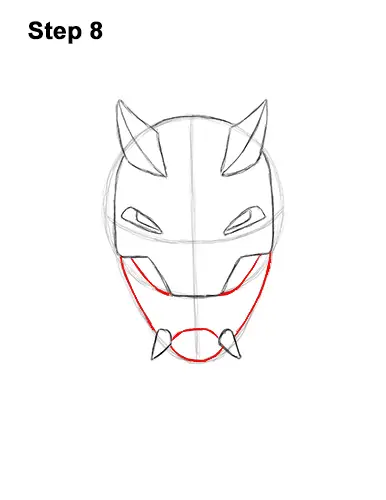 How to Draw Fortnite Vendetta Skin Mask Max 8