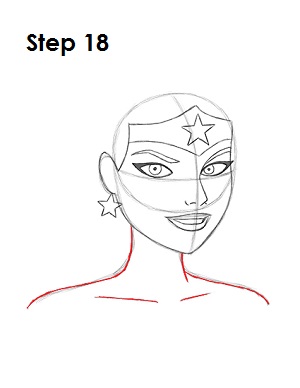 Draw Wonder Woman 18