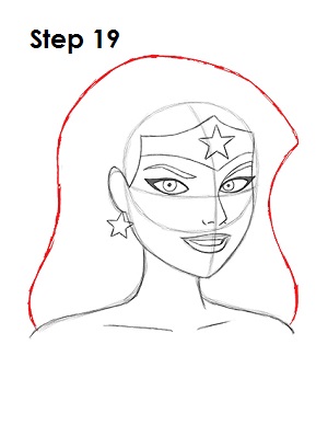 Draw Wonder Woman 19