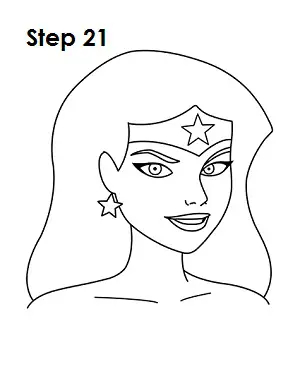 Draw Wonder Woman 21