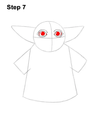 How to Draw The Child Baby Yoda Mandalorian Star Wars 7