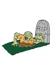 How to Draw Zombie coming out of Grave Halloween